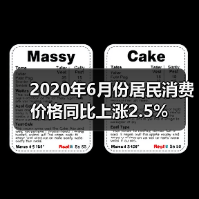 2020年6月份居民消费价格同比上涨2.5%（图4）
