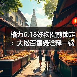 格力6.18好物提前锁定：大松百香煲诠释一锅好饭背后的中国制造（图1）