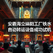 安徽海立绵阳工厂铁水自动转运设备成功试机(图1) 安徽海立绵阳工厂铁水自动转运设备成功试机(图1)
