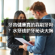牙齿健康真的靠刷牙吗?水牙线护牙秘诀大揭秘(图4) 牙齿健康真的靠刷牙吗?水牙线护牙秘诀大揭秘(图4)