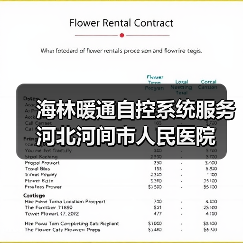 海林暖通自控系统服务河北河间市人民医院（图1）