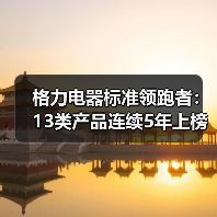 格力电器标准领跑者:13类产品连续5年上榜国际榜单(图1) 格力电器标准领跑者:13类产品连续5年上榜国际榜单(图1)