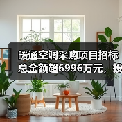 暖通空调采购项目招标总金额超6996万元,投标需关注哪些重点?(图3) 暖通空调采购项目招标总金额超6996万元,投标需关注哪些重点?(图3)