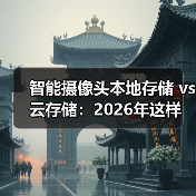智能摄像头本地存储 vs 云存储:2026年这样选不踩坑(图1) 智能摄像头本地存储 vs 云存储:2026年这样选不踩坑(图1)