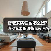 智能安防套餐怎么选?2026年避坑指南+真实报价揭秘(图1) 智能安防套餐怎么选?2026年避坑指南+真实报价揭秘(图1)