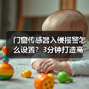 门窗传感器入侵报警怎么设置?3分钟打造高安全家庭防线(图1) 门窗传感器入侵报警怎么设置?3分钟打造高安全家庭防线(图1)