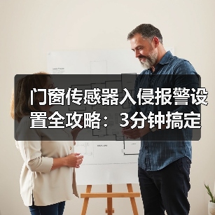 门窗传感器入侵报警设置全攻略:3分钟搞定,小偷不敢靠近!(图2) 门窗传感器入侵报警设置全攻略:3分钟搞定,小偷不敢靠近!(图2)