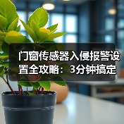 门窗传感器入侵报警设置全攻略:3分钟搞定,小偷不敢靠近!(图4) 门窗传感器入侵报警设置全攻略:3分钟搞定,小偷不敢靠近!(图4)