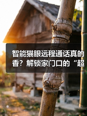 智能猫眼远程通话真的香？解锁家门口的“超能力（图1）