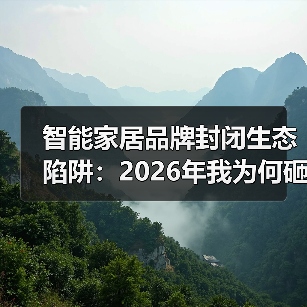 智能家居品牌封闭生态陷阱：2026年我为何砸掉自家网关？（图3）