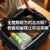 全屋智能为何总出错?极客版编程让听话率飙升92%(图1) 全屋智能为何总出错?极客版编程让听话率飙升92%(图1)